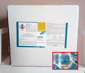 Esche per roditori COLDIF 10 kg