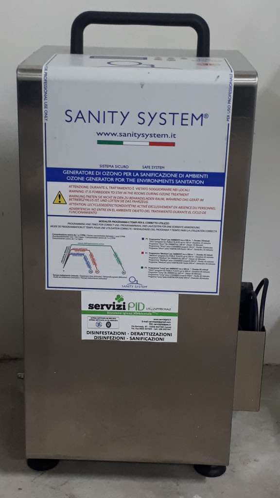 Sanificazione con ozono Lecce